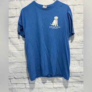 Blue Surfside Beach Graphic T-Shirt
